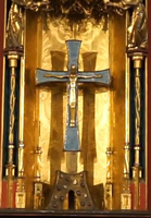 gestohlenes Altarkreuz aus St. Peter und Paul